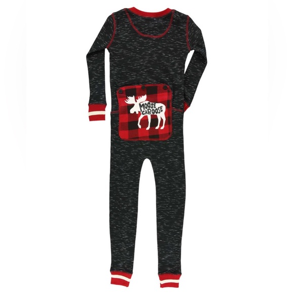 Lazy one Moose Caboose Kid Onesie Flapjack
Pajamas size 12 - Picture 1 of 6